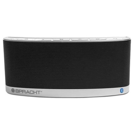 SPRACHT blunote 2 Portable Wireless Bluetooth Speaker, Silver WS4015
